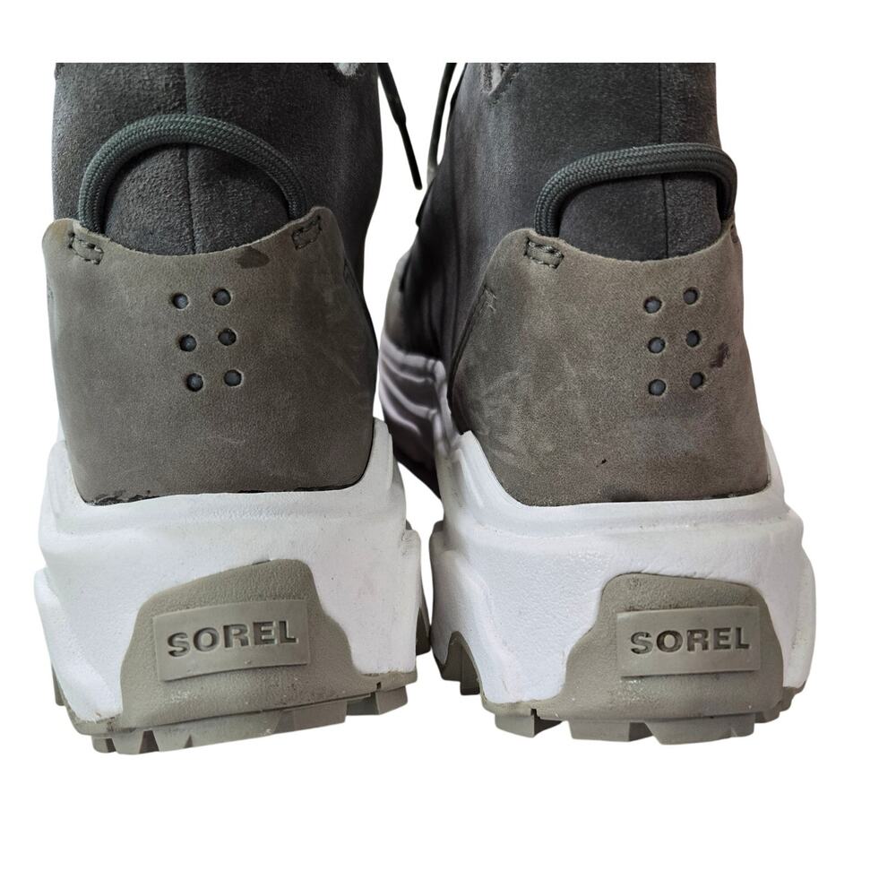 Sorel Women's Size 9 Gray Kinetic Breakthru Caribou Sneaker Boot Lugg Sole #898 - Picture 6 of 9